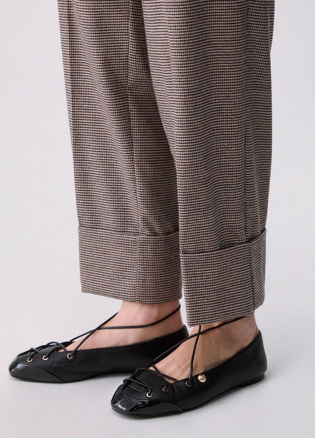 Trousers in houndstooth houndstooth Liu Jo - large image number 4