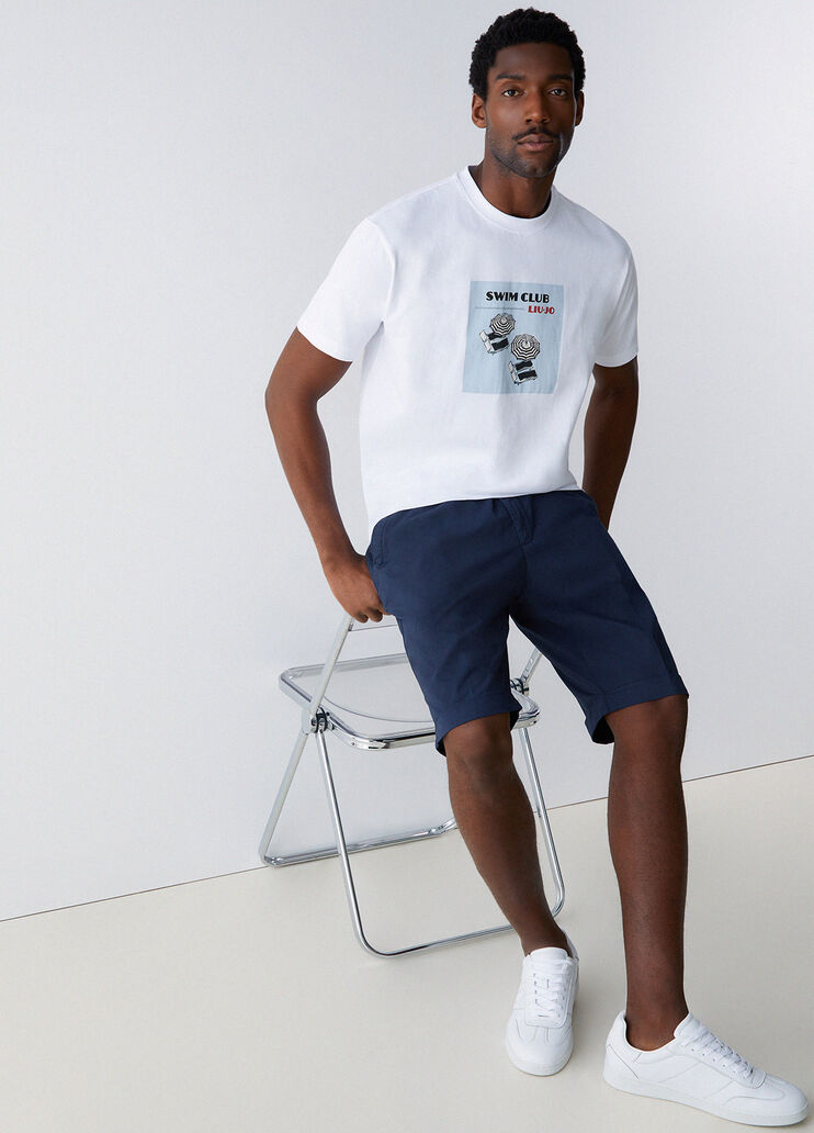 Slim fit Bermuda shorts dark blue Liu Jo - medium