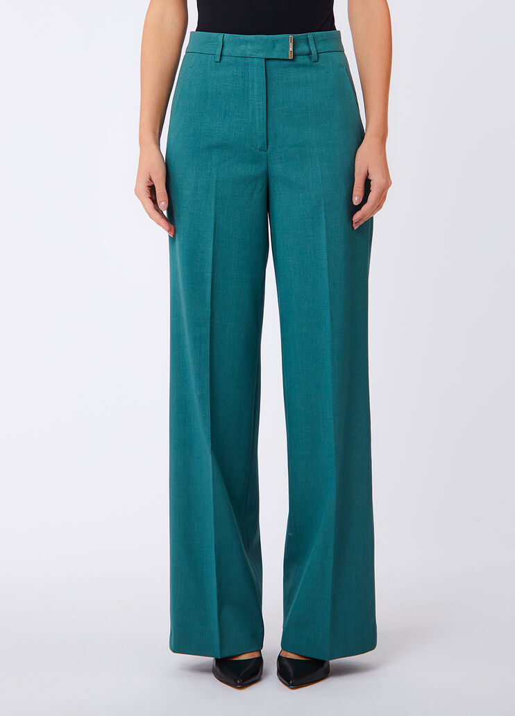 Pantaloni in flanella azzurro Liu Jo - medium