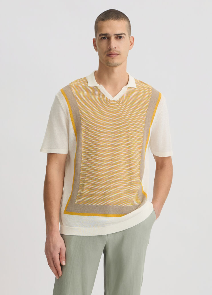 T-shirt with knit detailing yellow Liu Jo - medium T-shirt with knit detailing yellow Liu Jo - medium