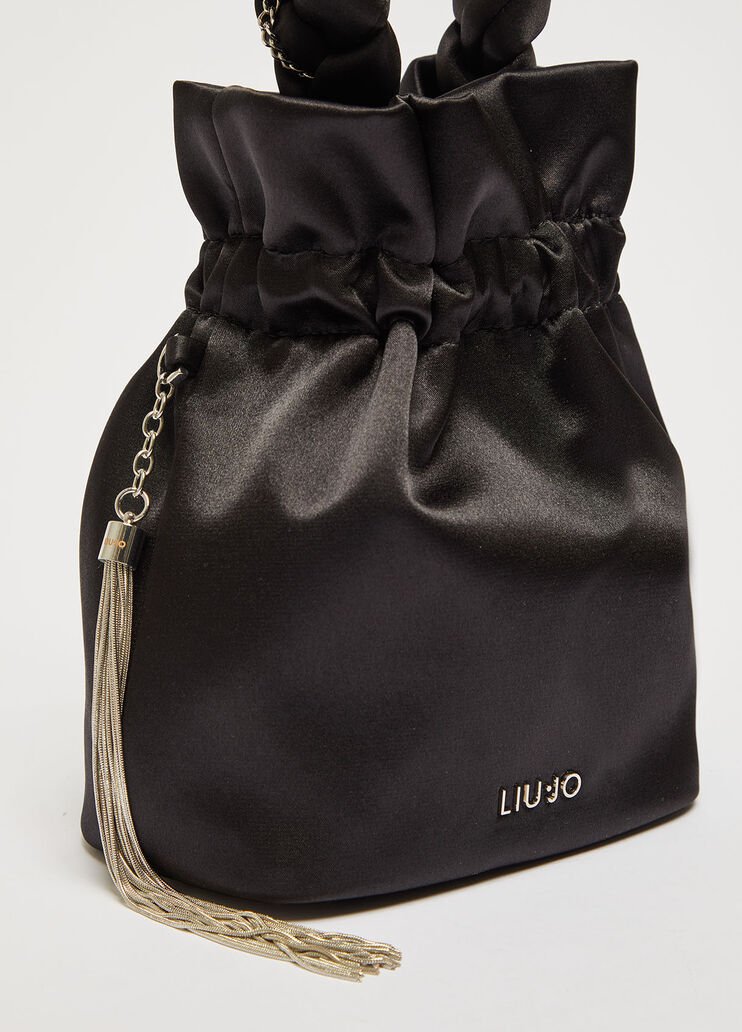 Secchiello in raso nero Liu Jo - large image number 4 Secchiello in raso nero Liu Jo - large image number 4
