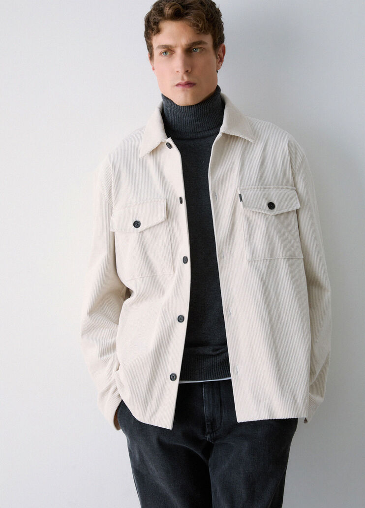 Veste Surchemise en Velours blanc Liu Jo - medium