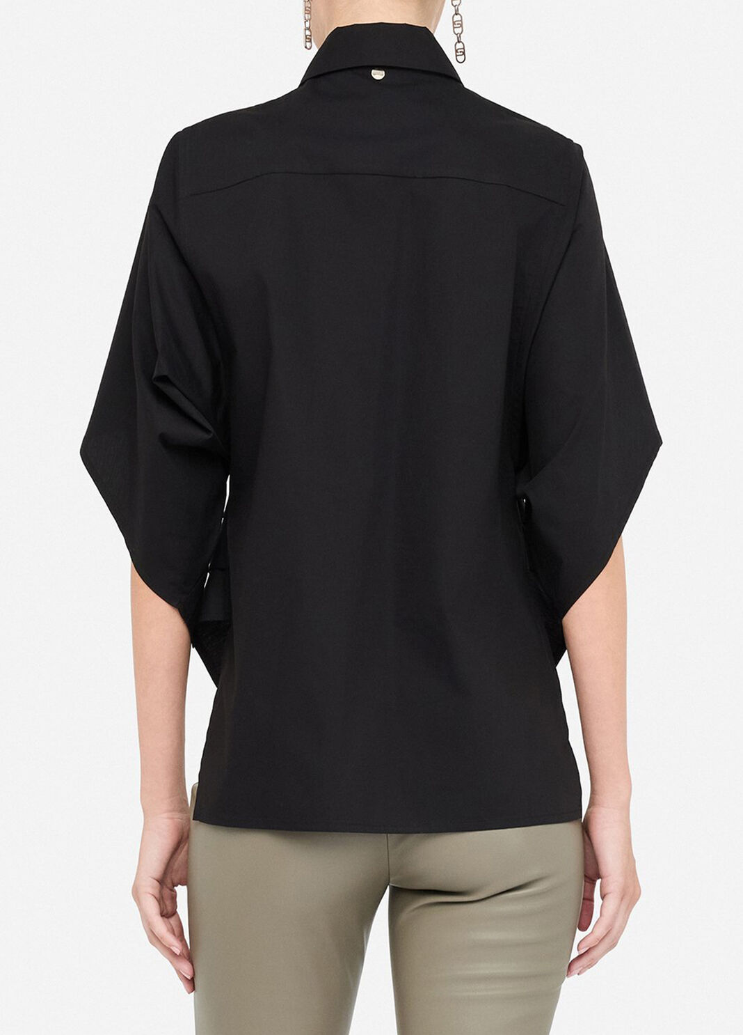 Shirt with jewel applications black Liu Jo - large image number 1
