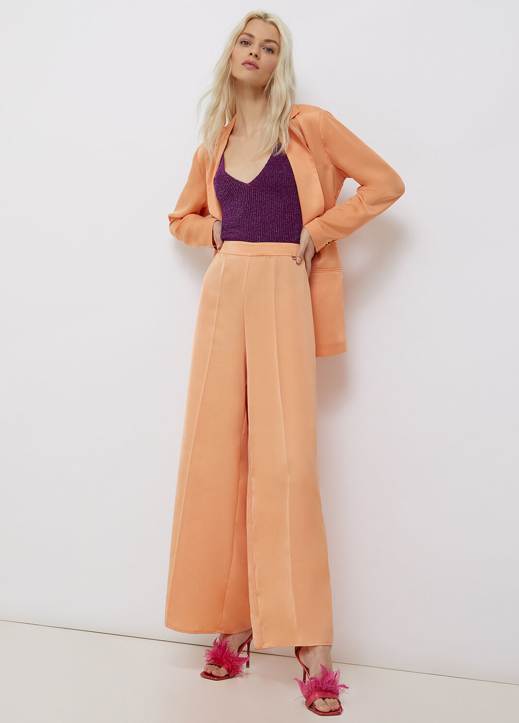 Body aus Lurex Violett Liu Jo - large image number 3