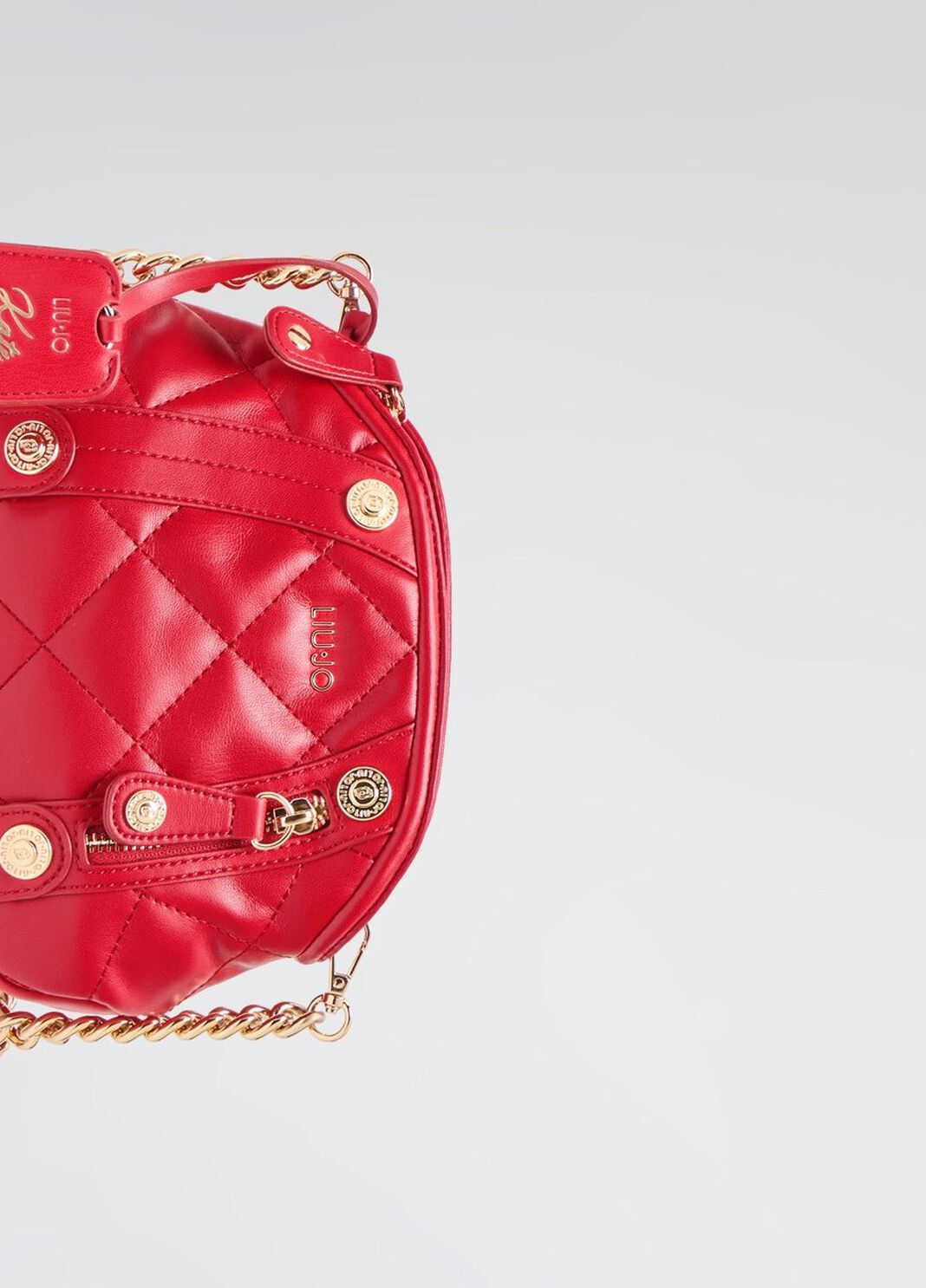Matelass&eacute;-Pochette Rot Liu Jo - large image number 0