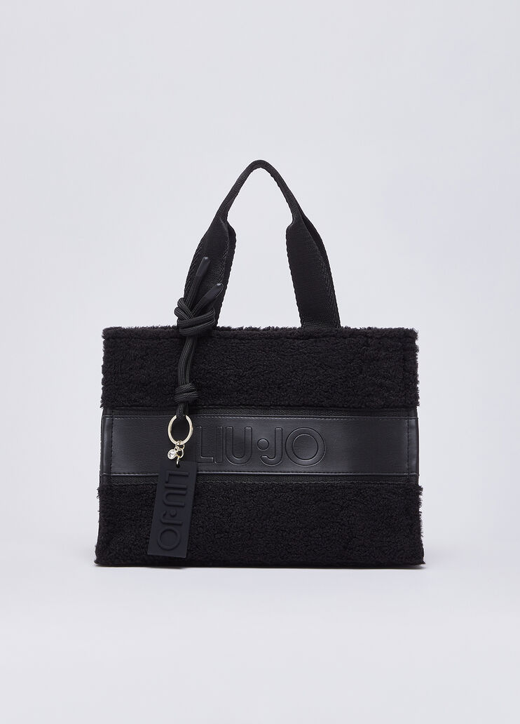 Bag tote small in teddy black Liu Jo - medium