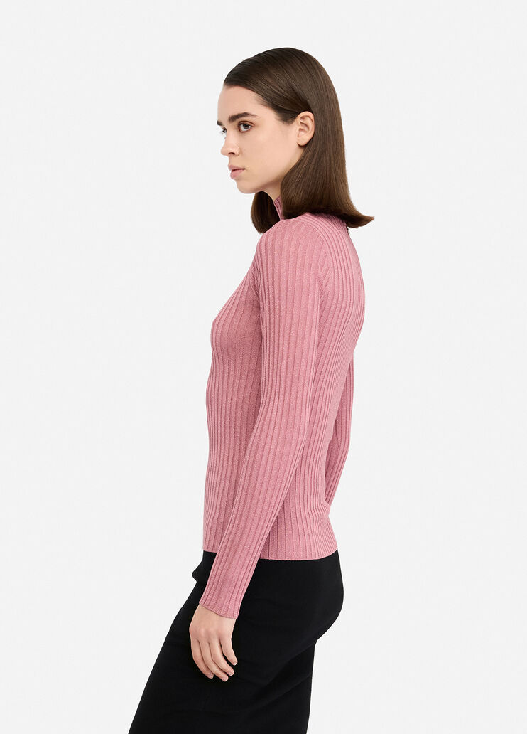 Polo-neck with lurex® gold Liu Jo - large image number 3 Polo-neck with lurex® gold Liu Jo - large image number 3