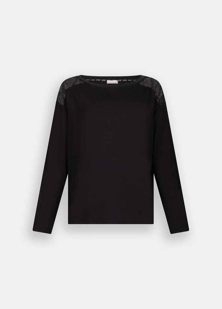 T-Shirt Liu Jo Better Schwarz Liu Jo - large image number 6