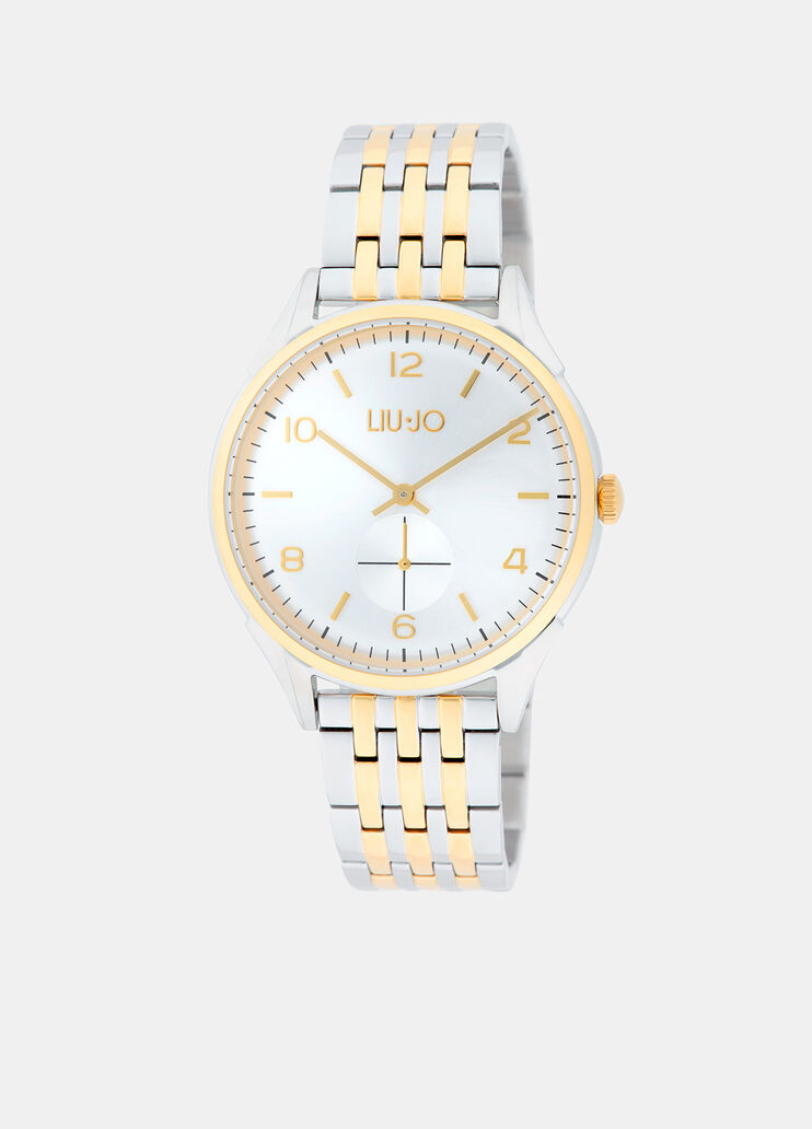 Two-tone steel watch silver/gold Liu Jo - medium