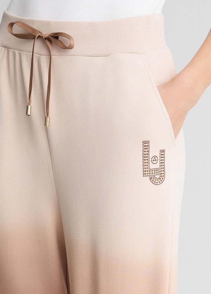 Fleece jogging bottoms brown Liu Jo - large image number 3 Fleece jogging bottoms brown Liu Jo - large image number 3