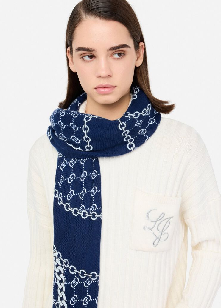 Foulard Liu Jo Better blu Liu Jo - medium Foulard Liu Jo Better blu Liu Jo - medium