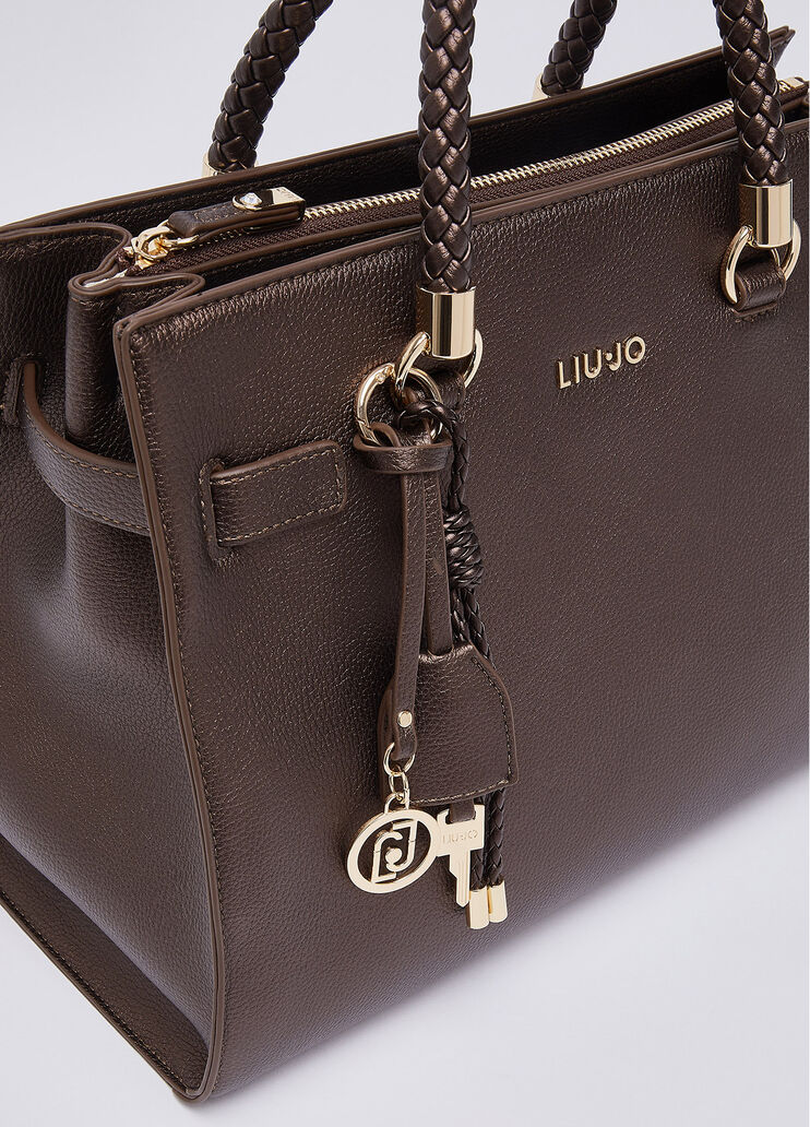Medium satchel bag dark brown Liu Jo - medium