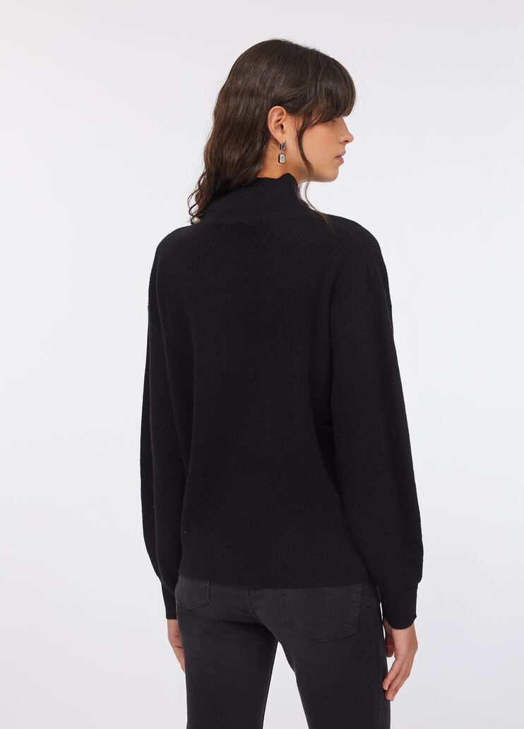 Wool and cashmere sweater black Liu Jo - large image number 1