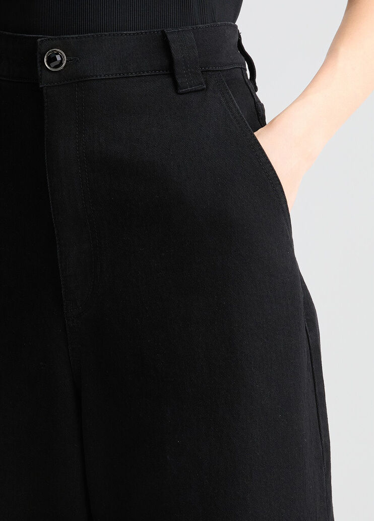 Palazzo jeans black denim Liu Jo - large image number 3 Palazzo jeans black denim Liu Jo - large image number 3