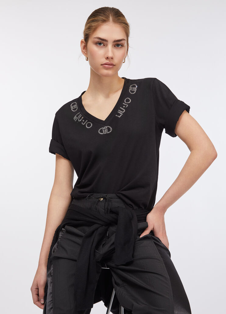 T-Shirt Liu Jo Better Schwarz Liu Jo - medium