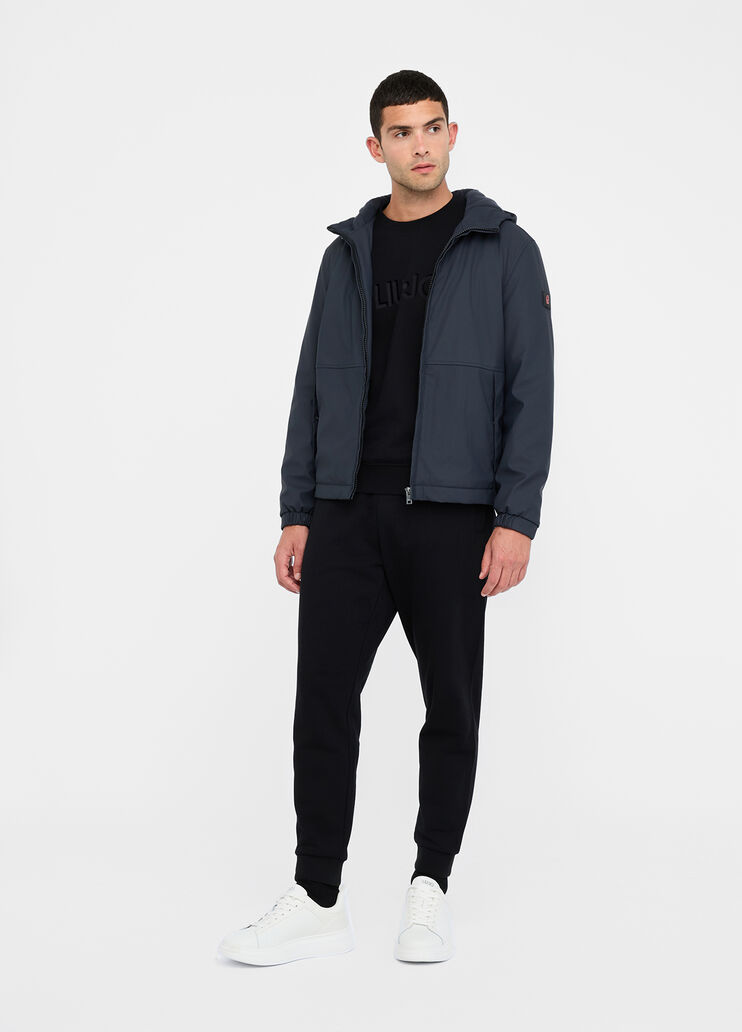 Sweat-shirt avec logo noir Liu Jo - large image number 5