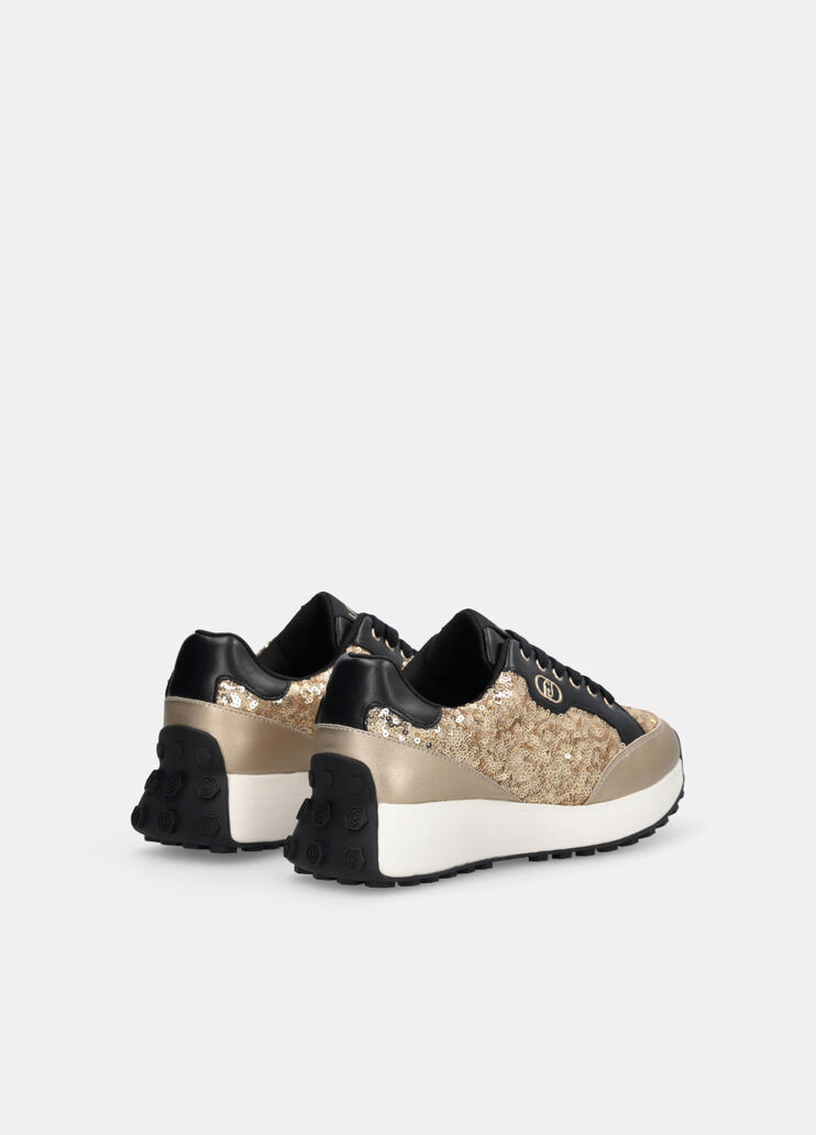 Sneakers with all-over glitter black Liu Jo - large image number 3 Sneakers with all-over glitter black Liu Jo - large image number 3