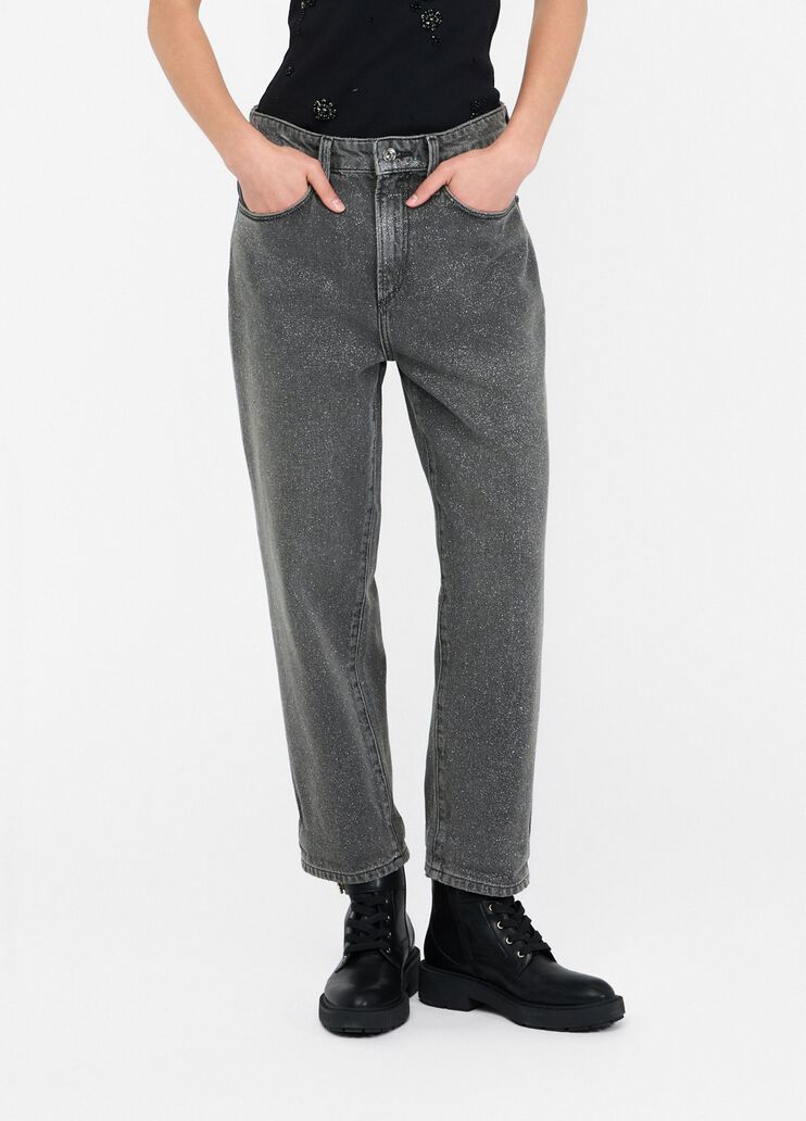 High-waisted straight-leg jeans grey denim Liu Jo - large image number 0 High-waisted straight-leg jeans grey denim Liu Jo - large image number 0