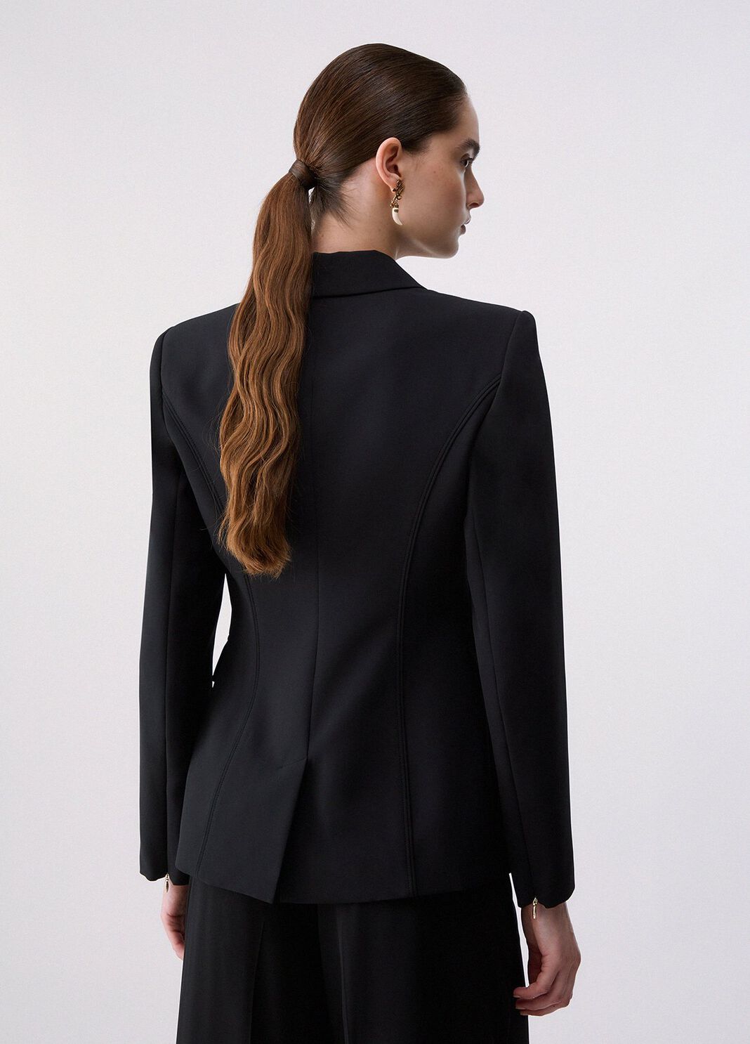 Blazer with detail zip black Liu Jo - large image number 1