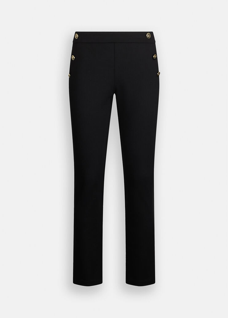 Skinny trousers with buttons black Liu Jo - large image number 6 Skinny trousers with buttons black Liu Jo - large image number 6