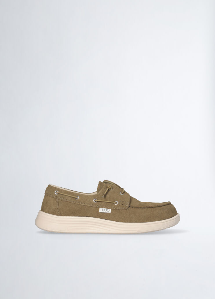 Lässige Mokassins aus Veloursleder grün Liu Jo - medium Lässige Mokassins aus Veloursleder grün Liu Jo - medium