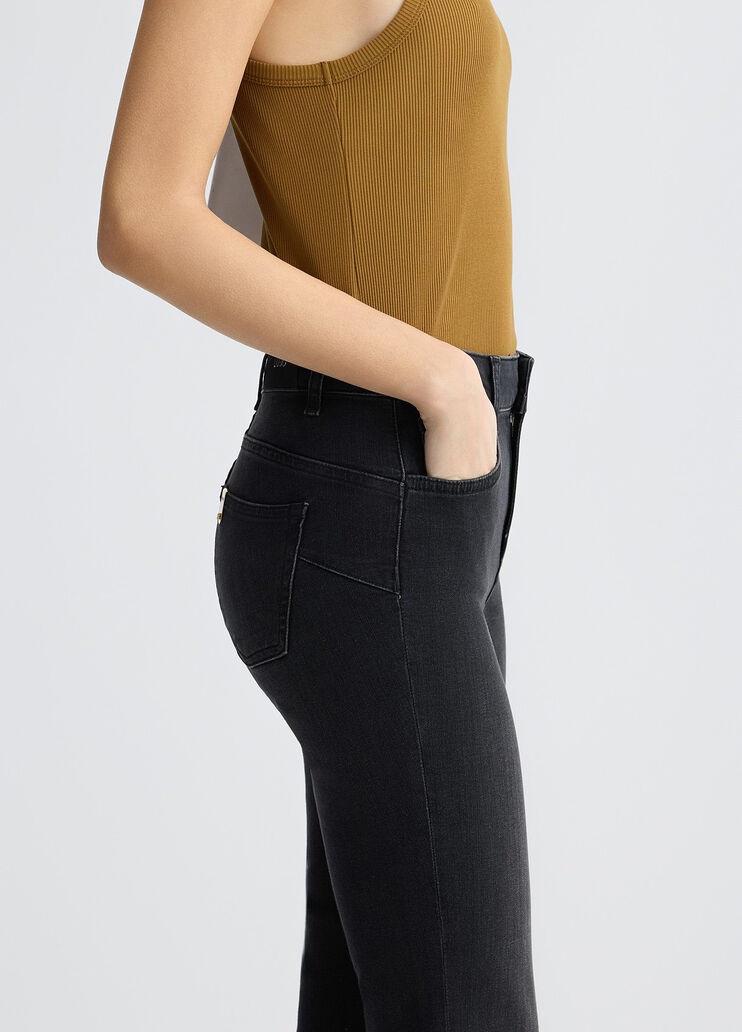 Black high-rise bootcut jeans black denim Liu Jo - large image number 3 Black high-rise bootcut jeans black denim Liu Jo - large image number 3