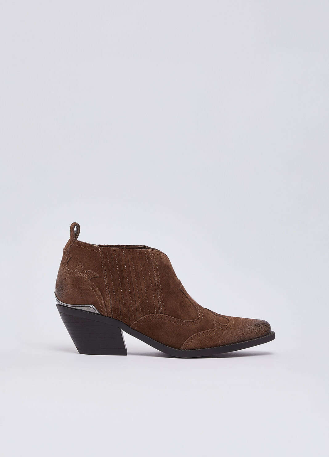 Stiefeletten aus Veloursleder Schokolade Liu Jo - large image number 2