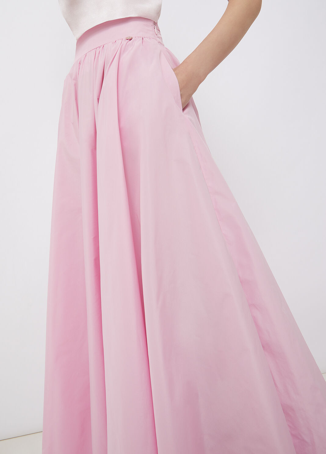 Длинная юбка из тафты розовый Liu Jo - large image number 2