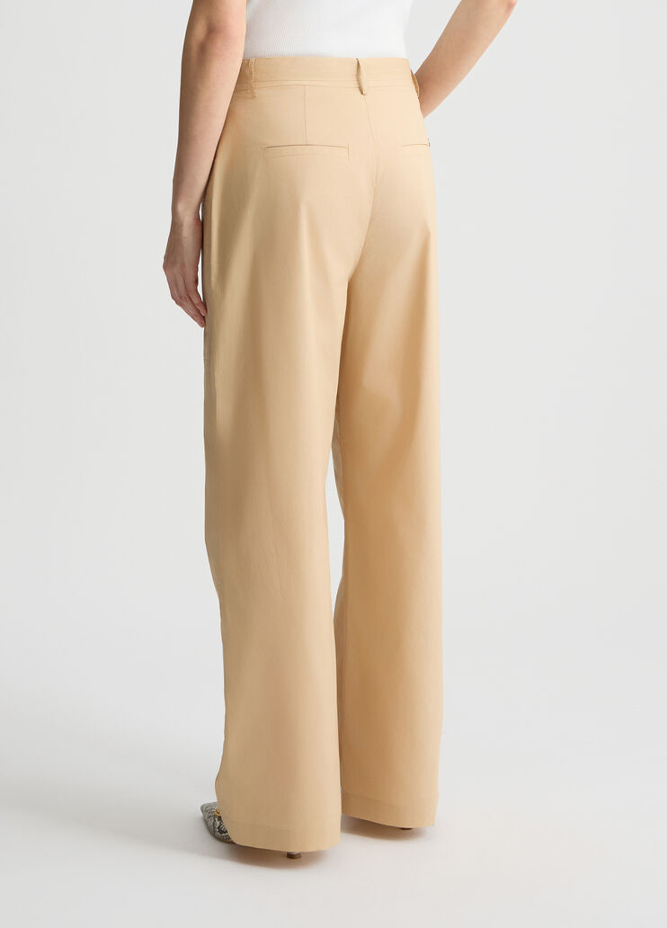 Beige poplin trousers beige Liu Jo - large image number 1 Beige poplin trousers beige Liu Jo - large image number 1
