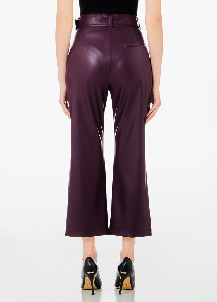 Flare-Hose aus beschichtetem Gewebe violett Liu Jo - medium