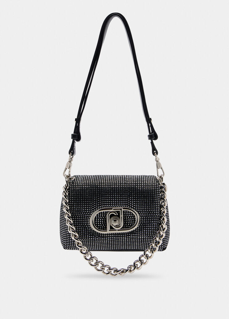 LaPuffy small crossbody bag black/silver Liu Jo - medium