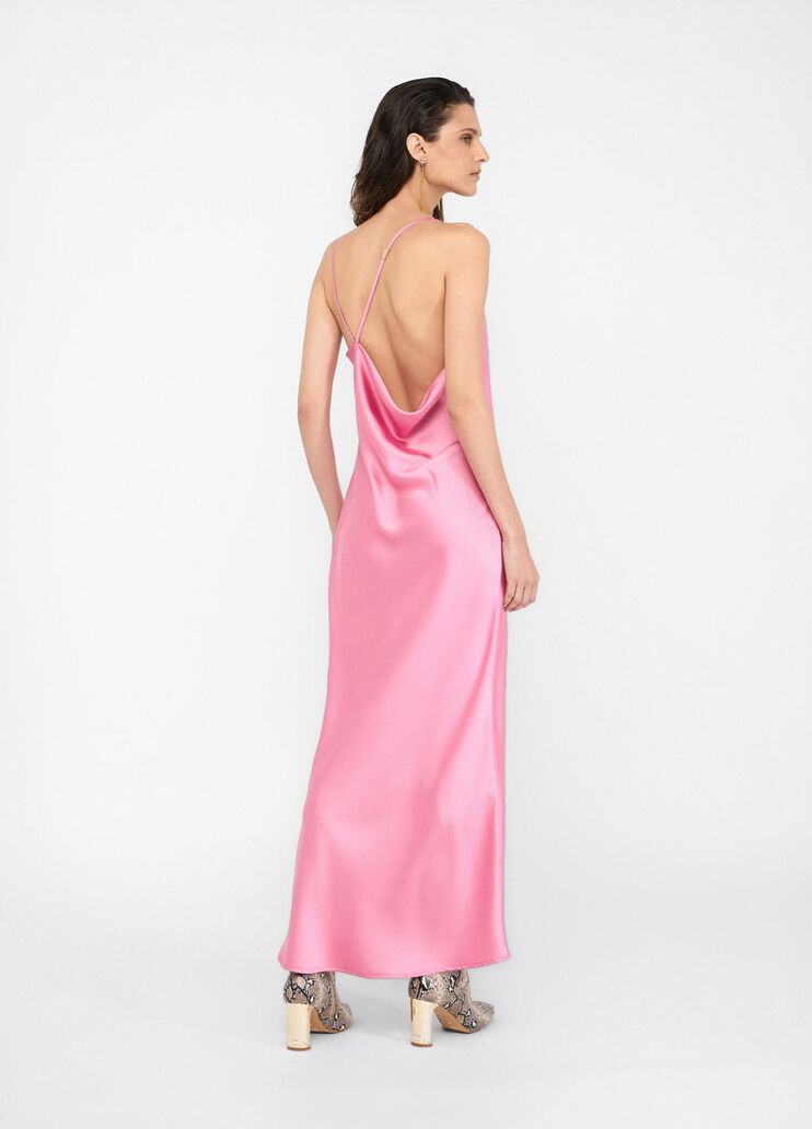 Dressy satin dress pink Liu Jo - large image number 1 Dressy satin dress pink Liu Jo - large image number 1