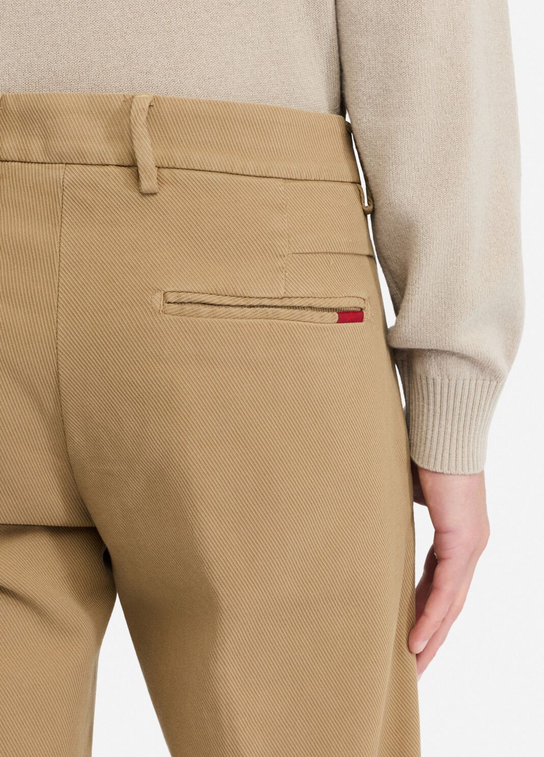 Cotton trousers terracotta Liu Jo - large image number 4