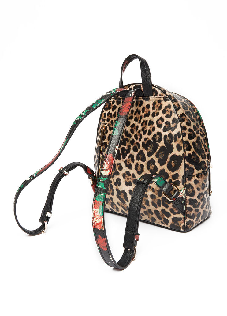 Sac à dos écoconçu petit format animalier et fleurs Liu Jo - large image number 2