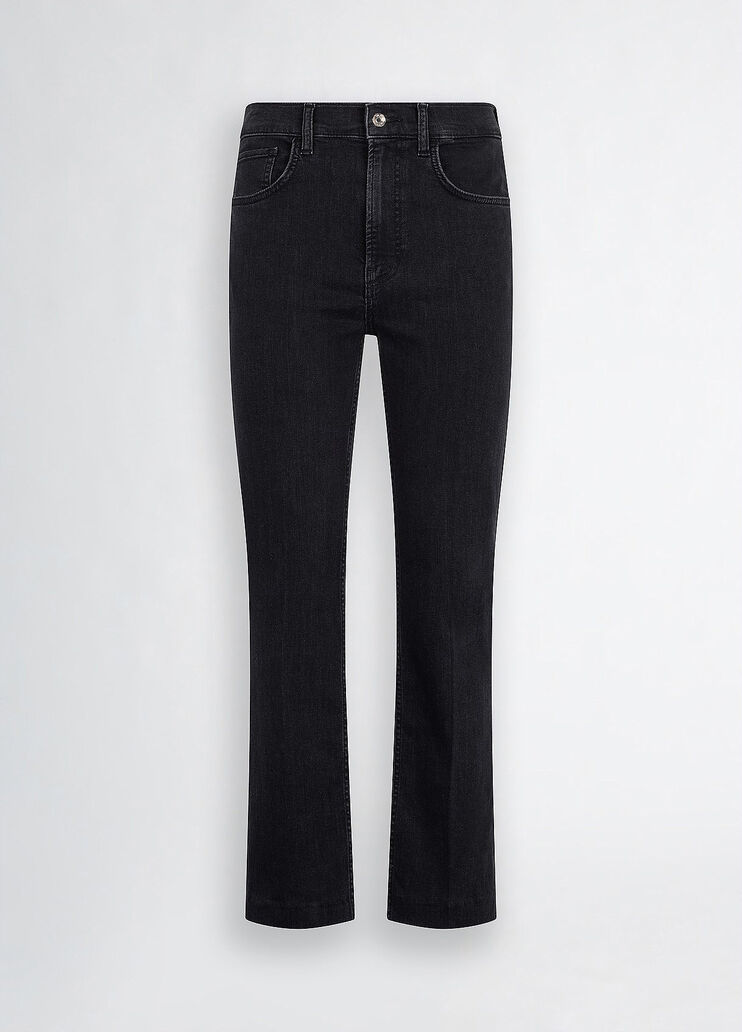 High-rise bootcut jeans black denim Liu Jo - large image number 6 High-rise bootcut jeans black denim Liu Jo - large image number 6