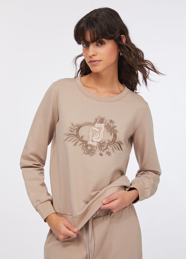 Sweatshirt Liu Jo Better Champagner Liu Jo - large image number 0