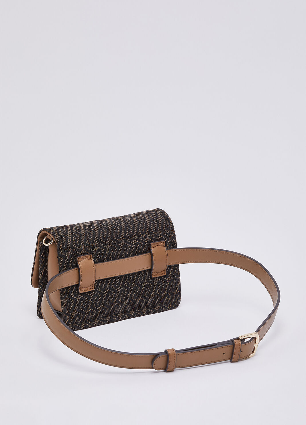 Monogram Jacquard Belt Bag dark brown Liu Jo - large image number 3