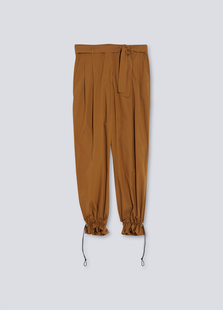 Wide trousers with belt bronze Liu Jo - large image number 4 Wide trousers with belt bronze Liu Jo - large image number 4