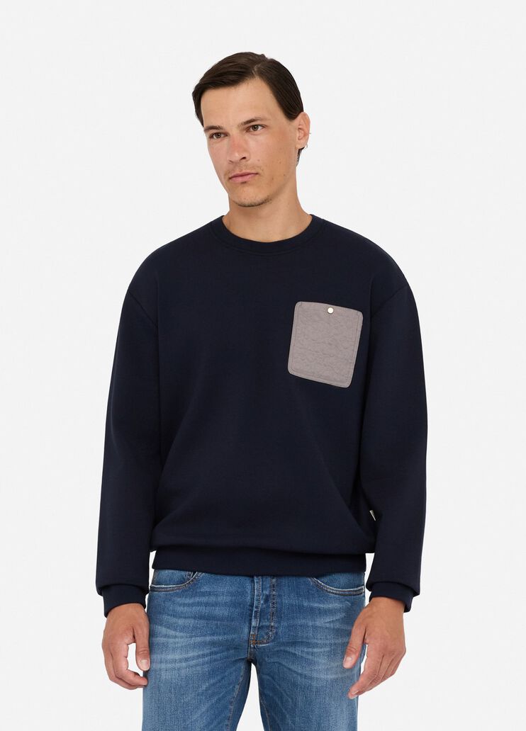 Scuba sweatshirt dark blue Liu Jo - large image number 0 Scuba sweatshirt dark blue Liu Jo - large image number 0