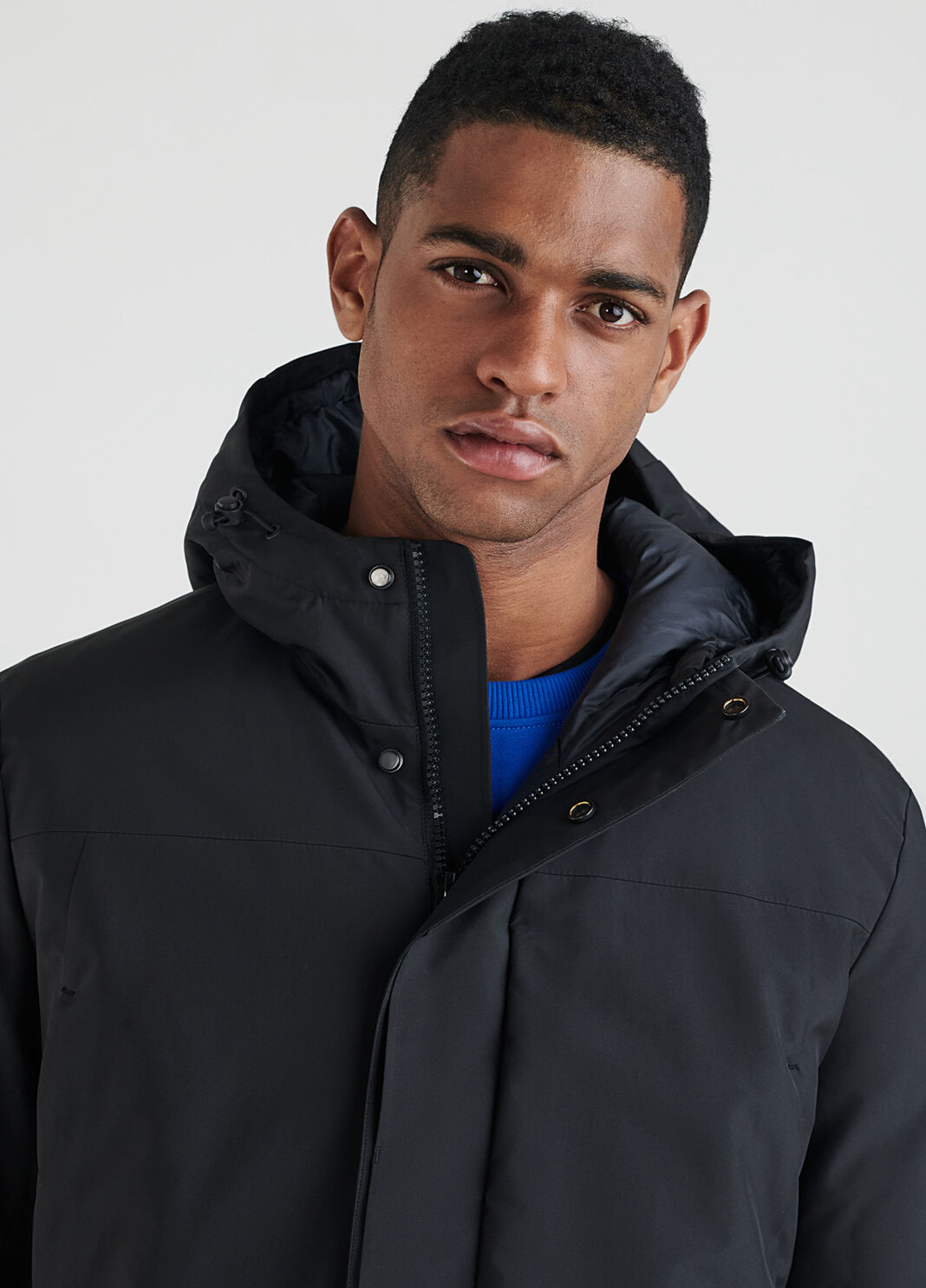 Hooded jacket Black Liu Jo - large image number 2