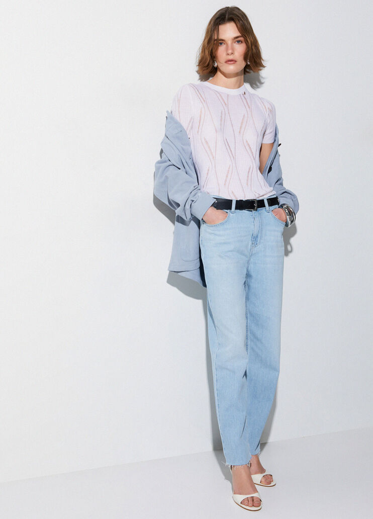 Jean droit denim clair Liu Jo - medium