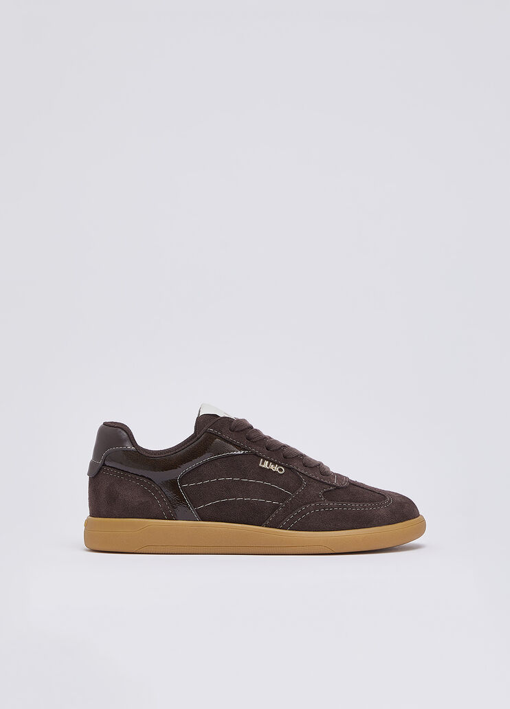 Suede Sneakers mocha Liu Jo - medium