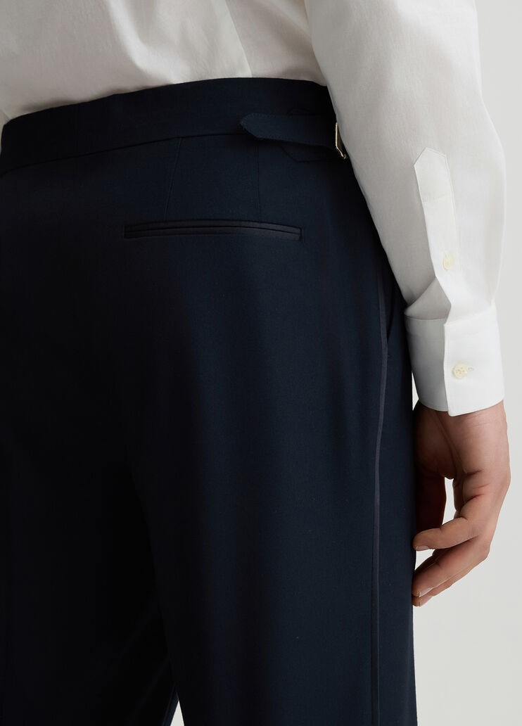 Men's tuxedo trousers dark blue Liu Jo - large image number 4 Men's tuxedo trousers dark blue Liu Jo - large image number 4