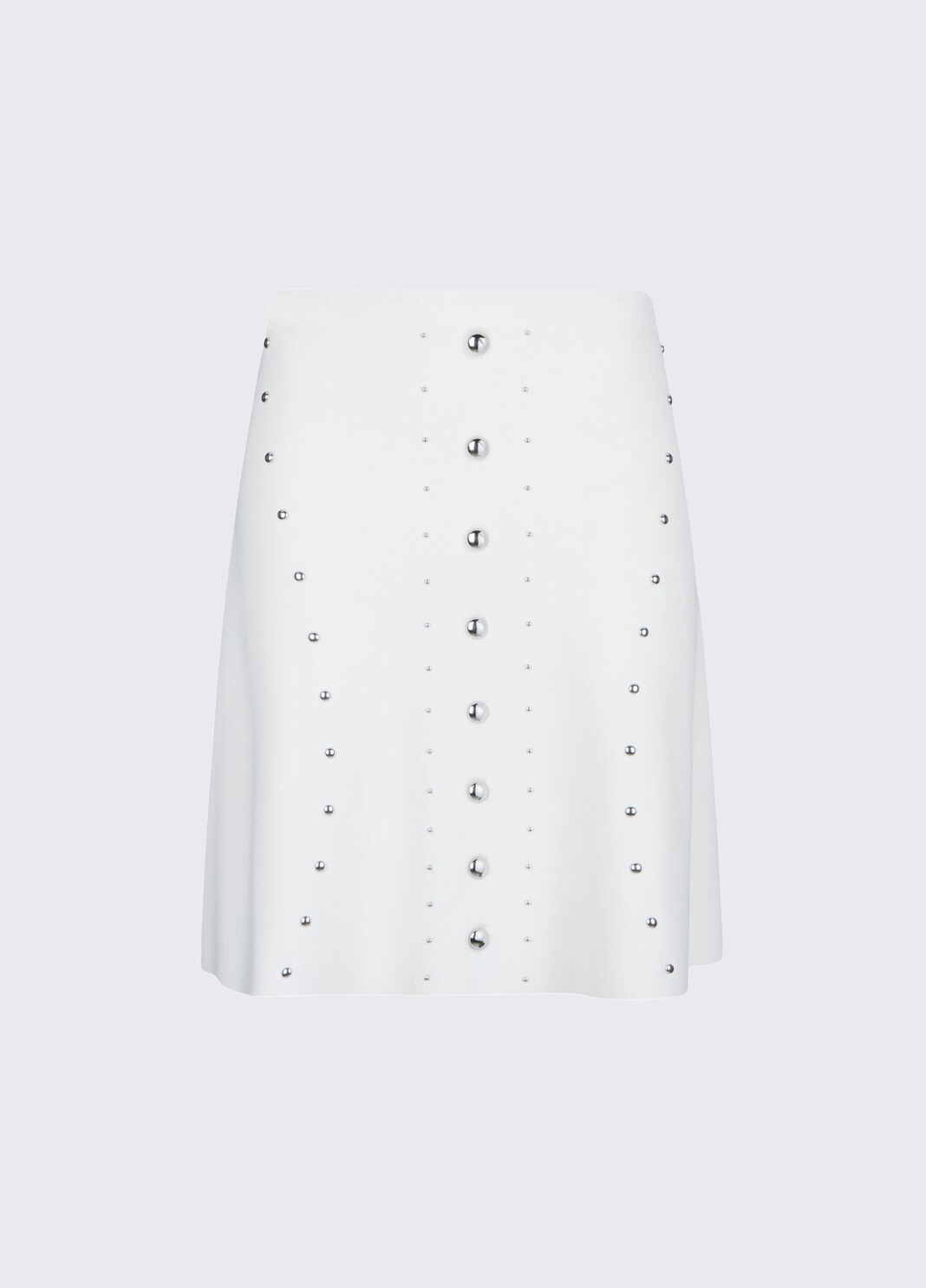 Knit skirt with studs white wool Liu Jo - large image number 6