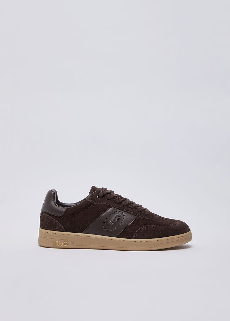 Herren-Sneaker aus Wildleder Dunkelbraun Liu Jo - medium