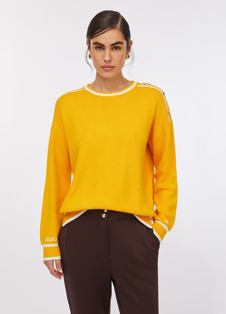 Pullover Liu Jo Better Gelb Liu Jo - medium