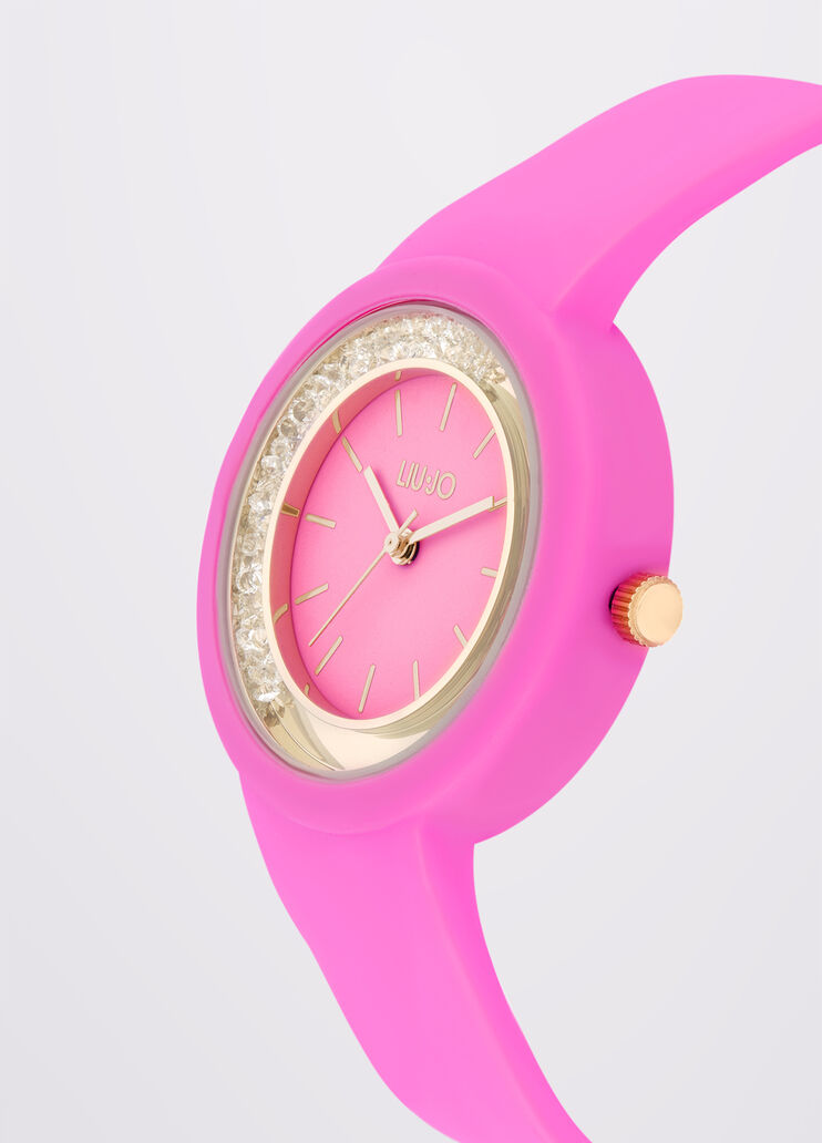 Fuchsia silicone watch pink Liu Jo - large image number 2 Fuchsia silicone watch pink Liu Jo - large image number 2