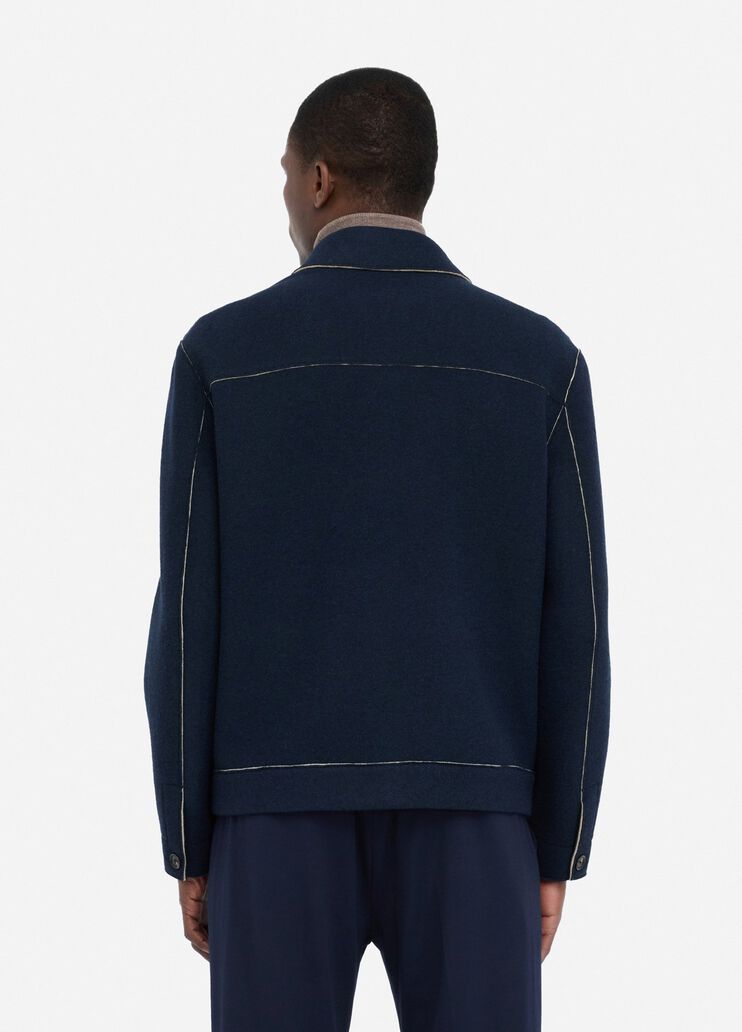 Giubbotto in lana blu scuro Liu Jo - large image number 1