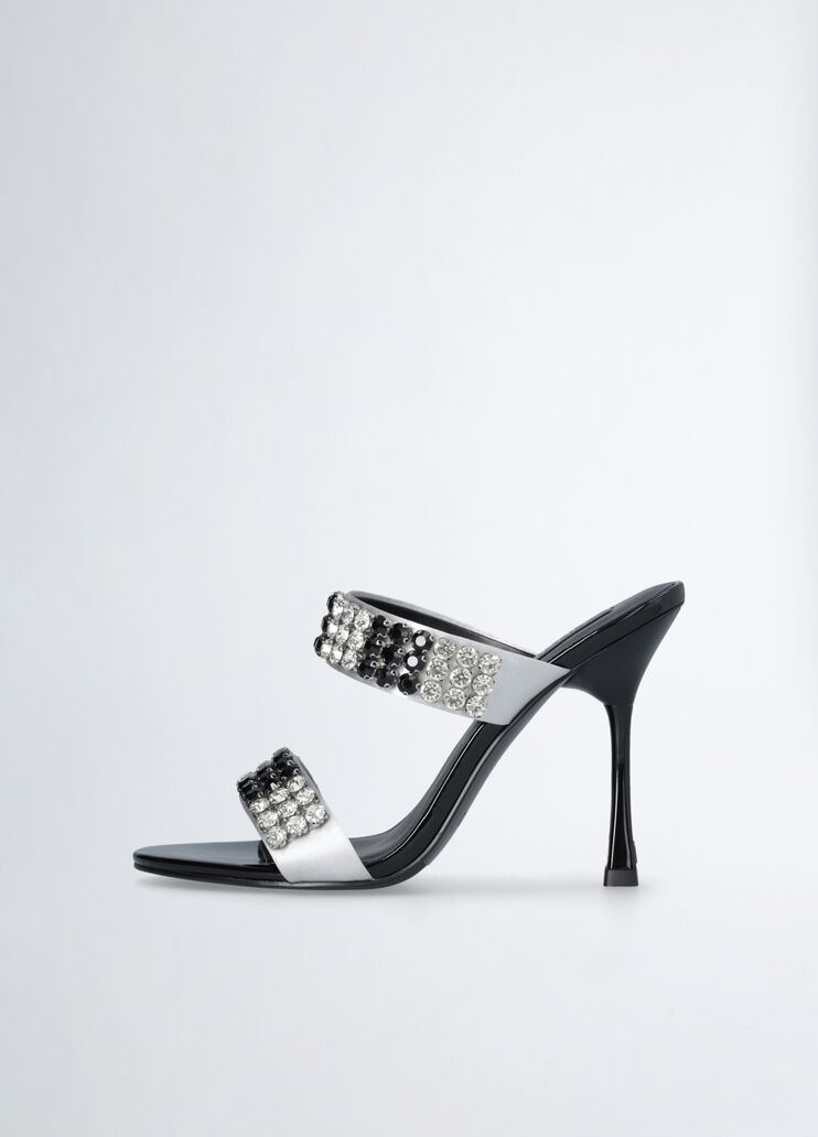 Jewel sandals with heel silver tone Liu Jo - large image number 4 Jewel sandals with heel silver tone Liu Jo - large image number 4