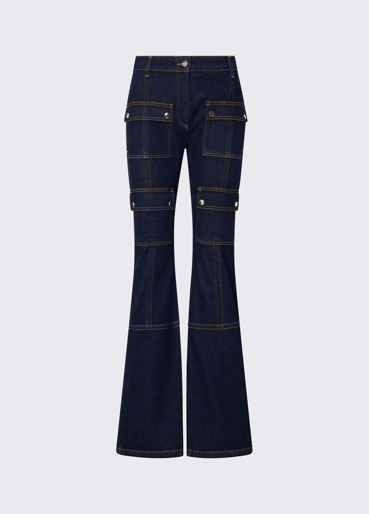 Bell-bottom jeans with pockets Normal wash Liu Jo - medium